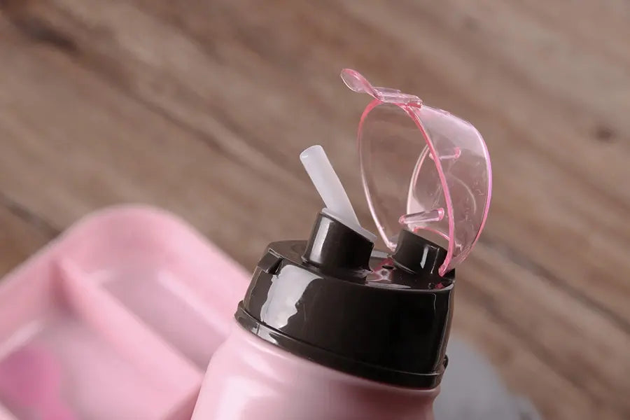 LBK0002 Kids Plastic Lunch Box and Water Cup Set