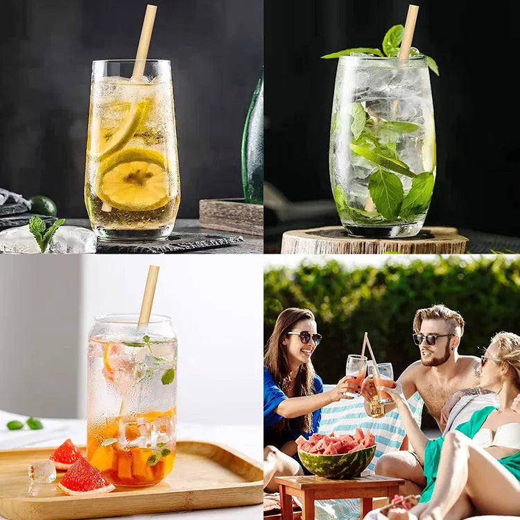 RSB0001 5 Eco-Friendly Reusable Bamboo Straw - Recyclable and Sustainable