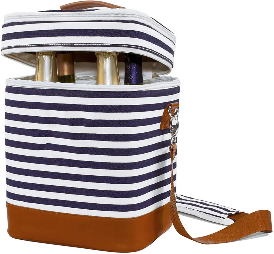 BCP0013 Waterproof and Leak-proof Wine Bottle Carrier Tote Bag