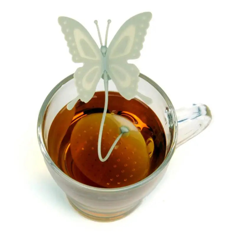 5Pcs Butterfly Shape Silicone Tea Strainer - MTI0003