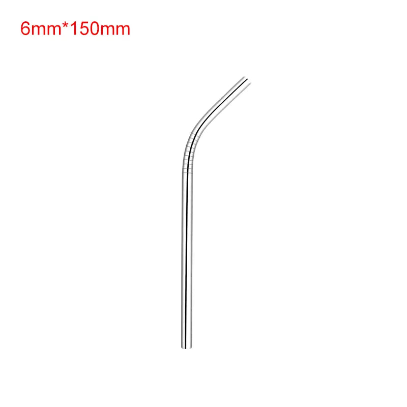 RSS0004 Reusable Stainless Steel Yerba Bubble Tea Drinking Straws with Spoon