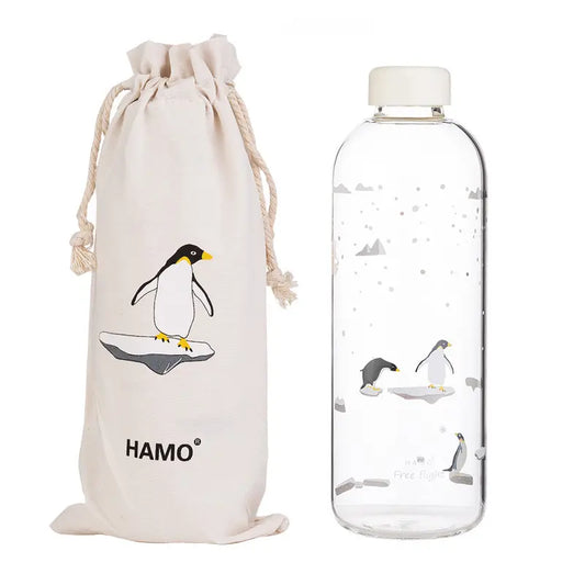 Ocean Creatures Borosilicate Glass Bottle, 1000ml - WBG0002