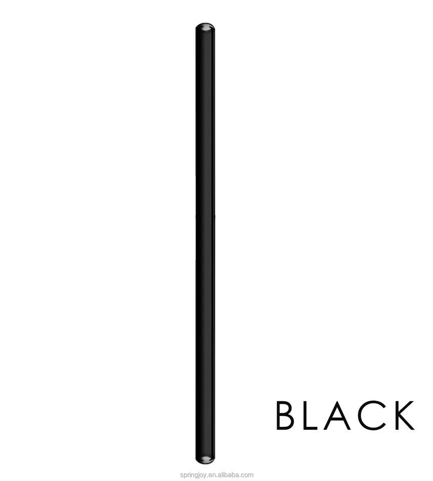 RSG0001 Reusable Straight or Bent Glass Straws - Eco-Friendly and High Borosilicate Clear Glass Drinking Straw
