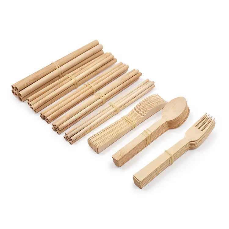 RSB0001 5 Eco-Friendly Reusable Bamboo Straw - Recyclable and Sustainable