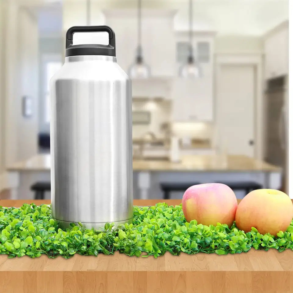 Stainless Steel Double Wall Vacuum Insulated Flask Thermos, 1900ml (64oz) - WBS0003