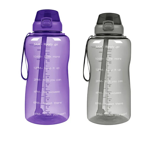 Large Capacity Tritan Motivational Plastic Water Bottle, 2L - WBP0007