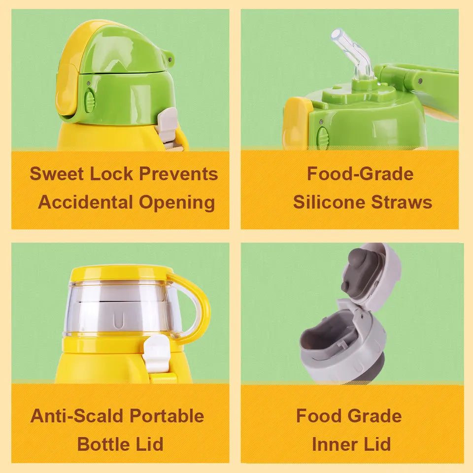 Stainless Steel Vacuum Thermos - Portable for kids, 580ml - WBS0039