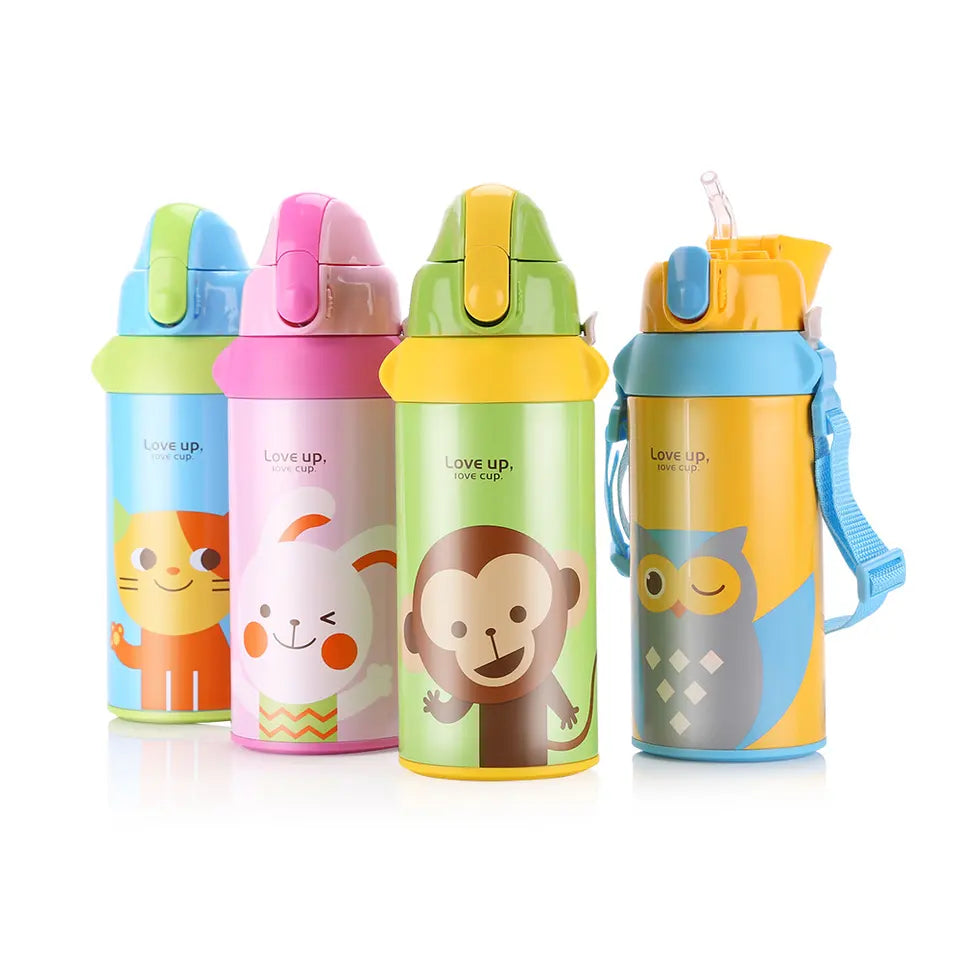 Stainless Steel Vacuum Thermos - Portable for kids, 580ml - WBS0039