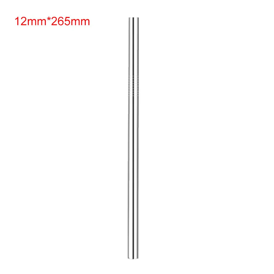 RSS0004 Reusable Stainless Steel Yerba Bubble Tea Drinking Straws with Spoon