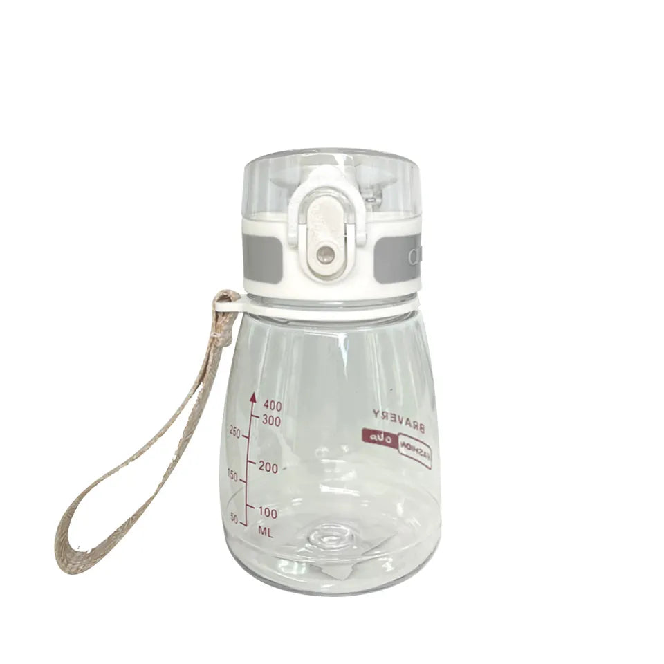 Portable Plastic Water Bottle Ideal for School, 400ml - WBP0038