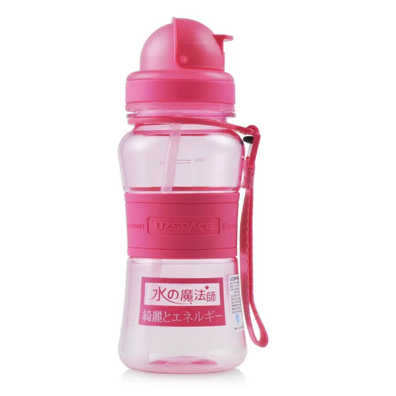 Kids Tritan Plastic Water Bottle with Straw, 300ml - WBP0033