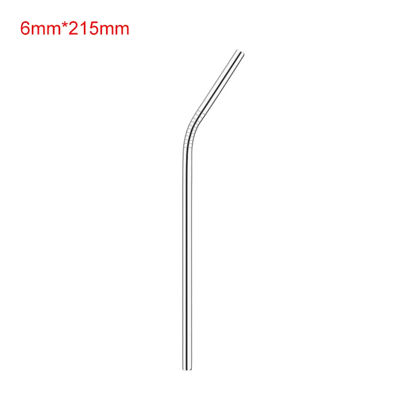 RSS0004 Reusable Stainless Steel Yerba Bubble Tea Drinking Straws with Spoon