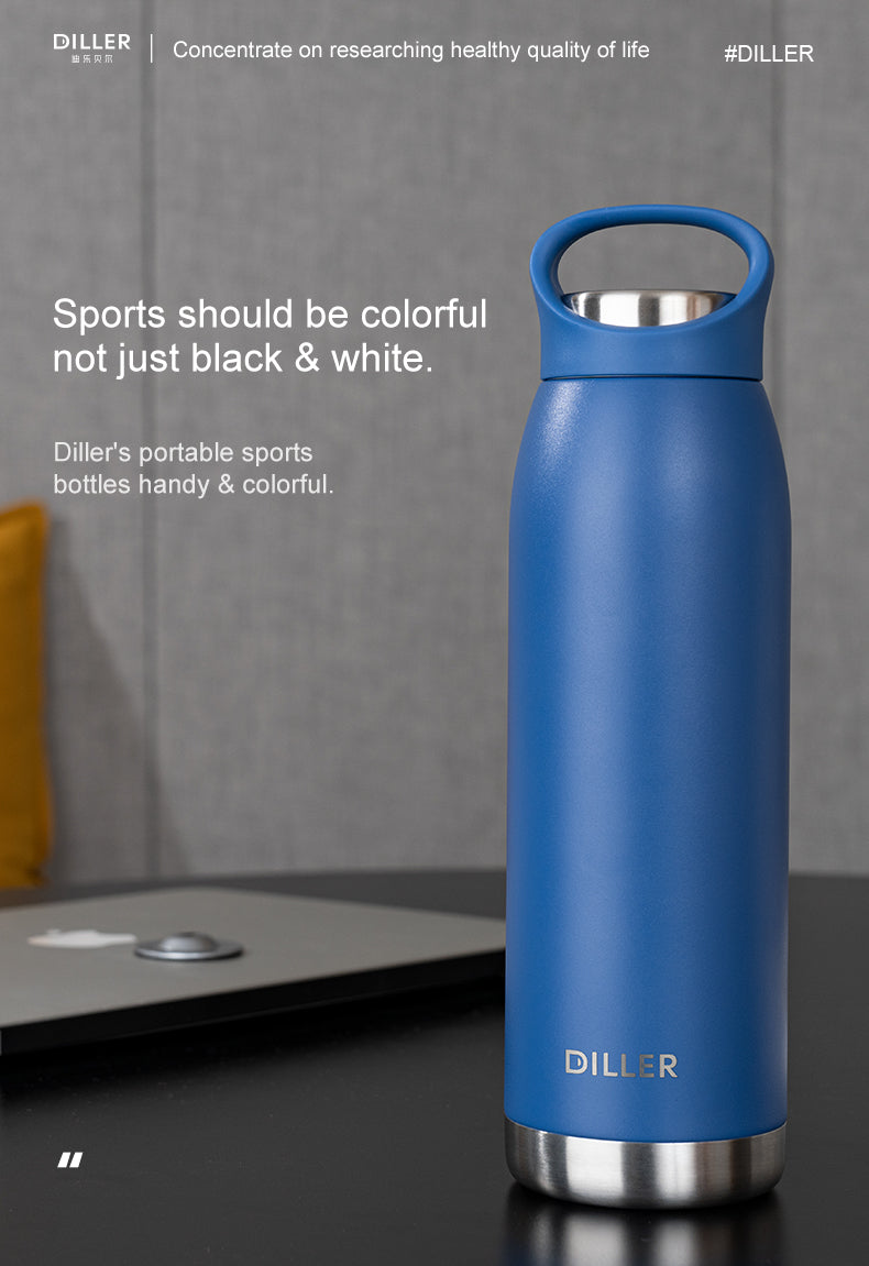 Stainless Steel Double Wall Thermal Flask Thermos, 700ml - WBS0011