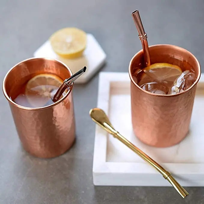 RSS0002 : Hot Seller Kitchen Product: Reusable Stainless Steel Drinking Straw Spoon - Also Functions as a Metal Stirrer