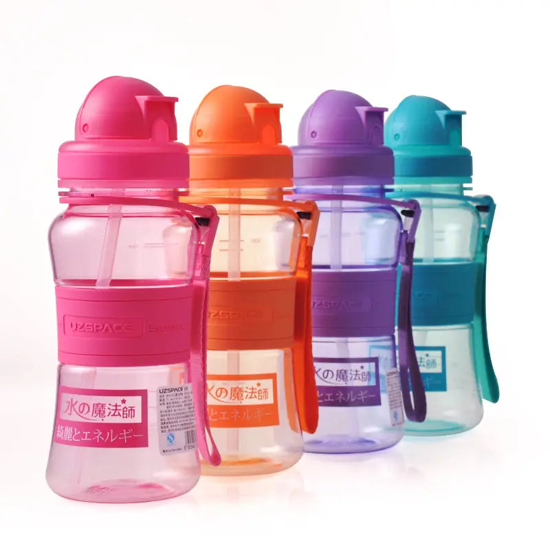 Kids Tritan Plastic Water Bottle with Straw, 300ml - WBP0033