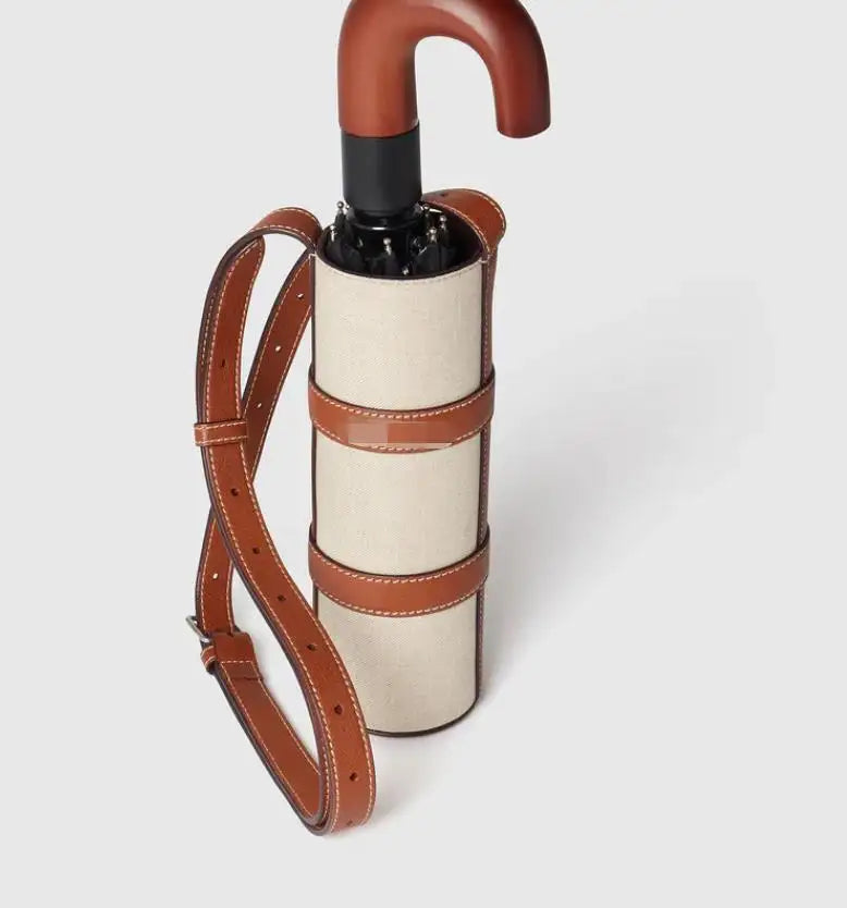 BCP0012 Vintage Linen Water-Resistant Bottle Carrier Bag