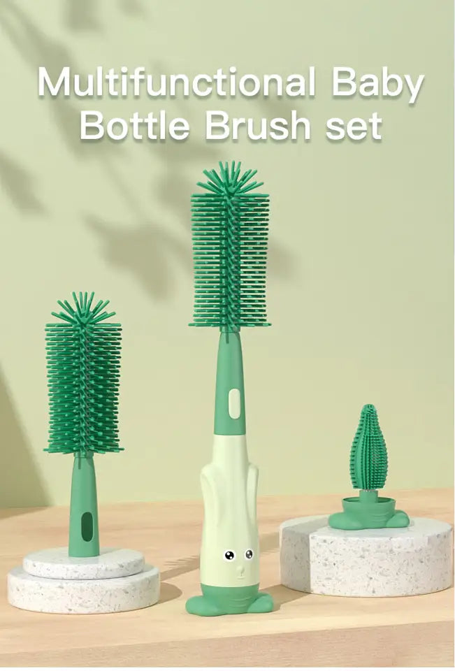 CBM0009 Silicone and PP Bottle Cleaning Brush