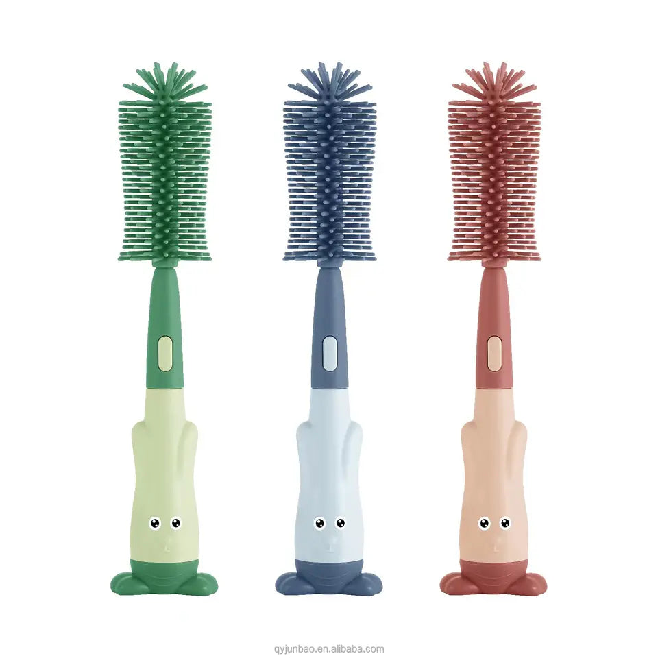 CBM0001 Best Seller Reusable Silicone Baby Bottle Brush Set