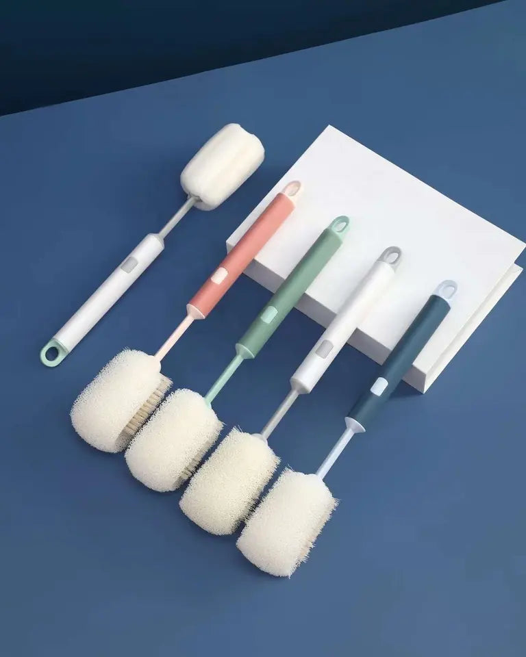 CBM0005 Replaceable Long Handle Sponge Cleaning Bottle Brush