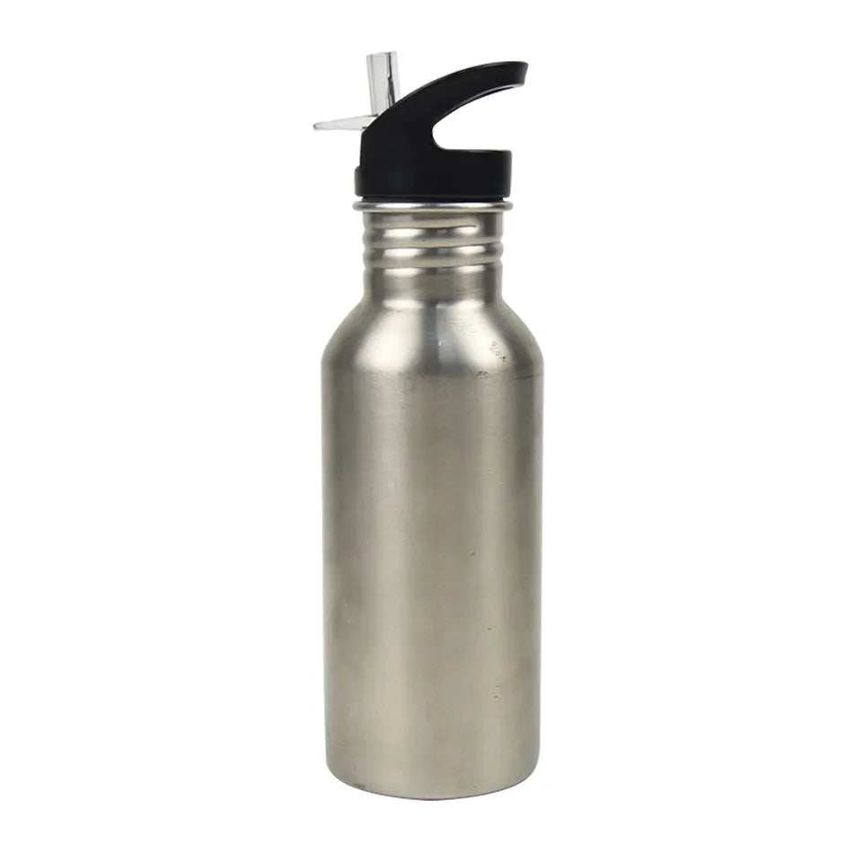 Stainless Steel Double Wall Vacuum Flask - Portable Travel Bottle with Straw and Handle, 750ml - WBS0028
