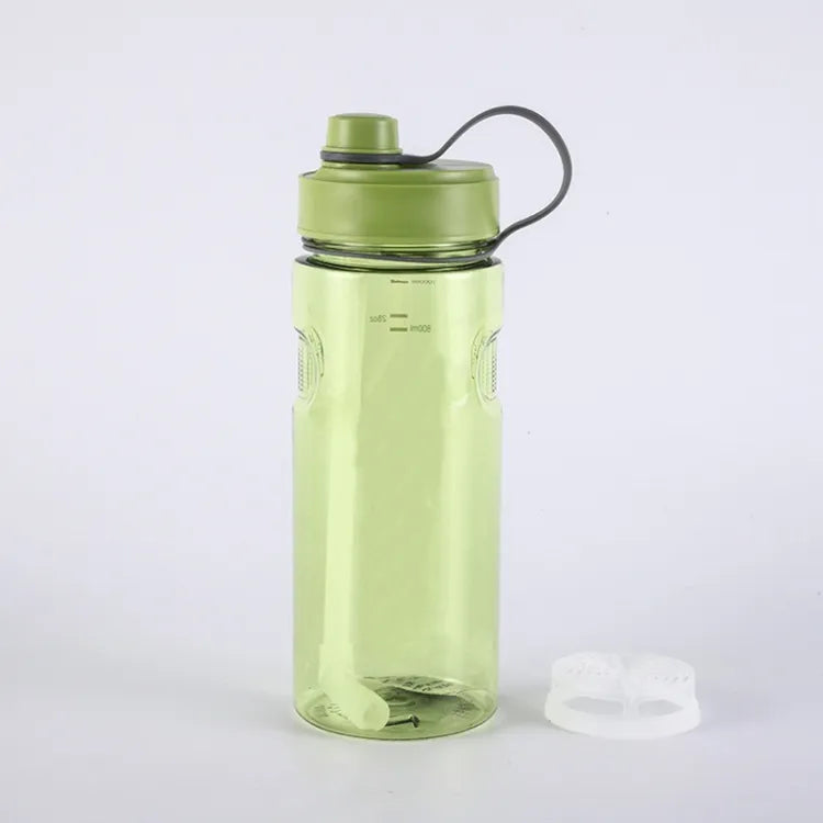 Motivational Plastic Bottle with Straw for Sports Gym, 1L (32oz) - WBP0015