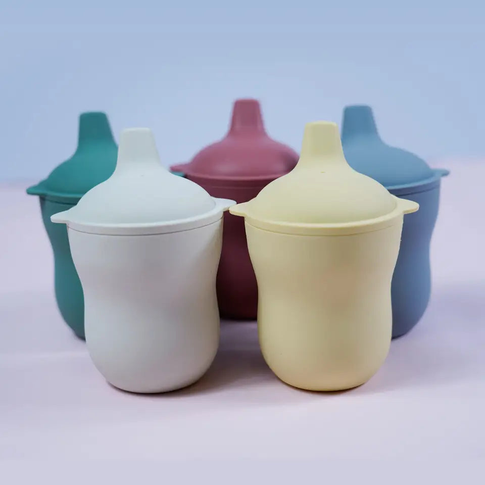 Collapsible Silicone Baby Feeding Training Cup - TSC0001
