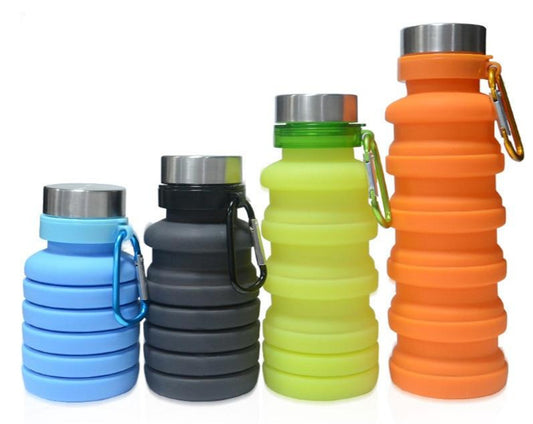 WBI0005 Collapsible Silicone Water Bottle for Sports - 500ml