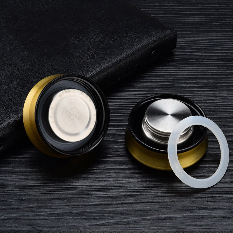 Double Wall Glass Bottle with Stainless Steel Filter, 350ml - WBG0010