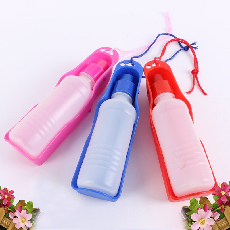 Portable Dog Cat Pet Feeding Bottle for Drinking Water Outdoor Travelling