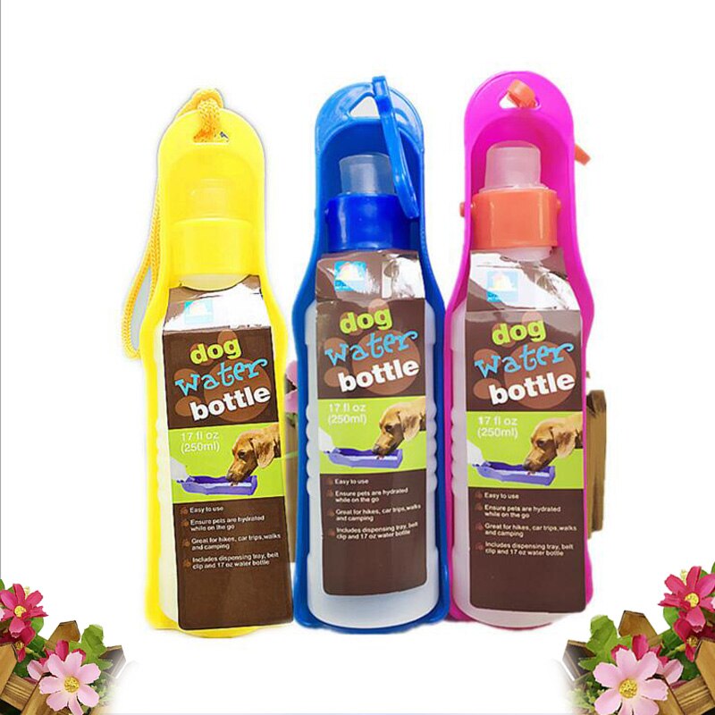 Portable Dog Cat Pet Feeding Bottle for Drinking Water Outdoor Travelling