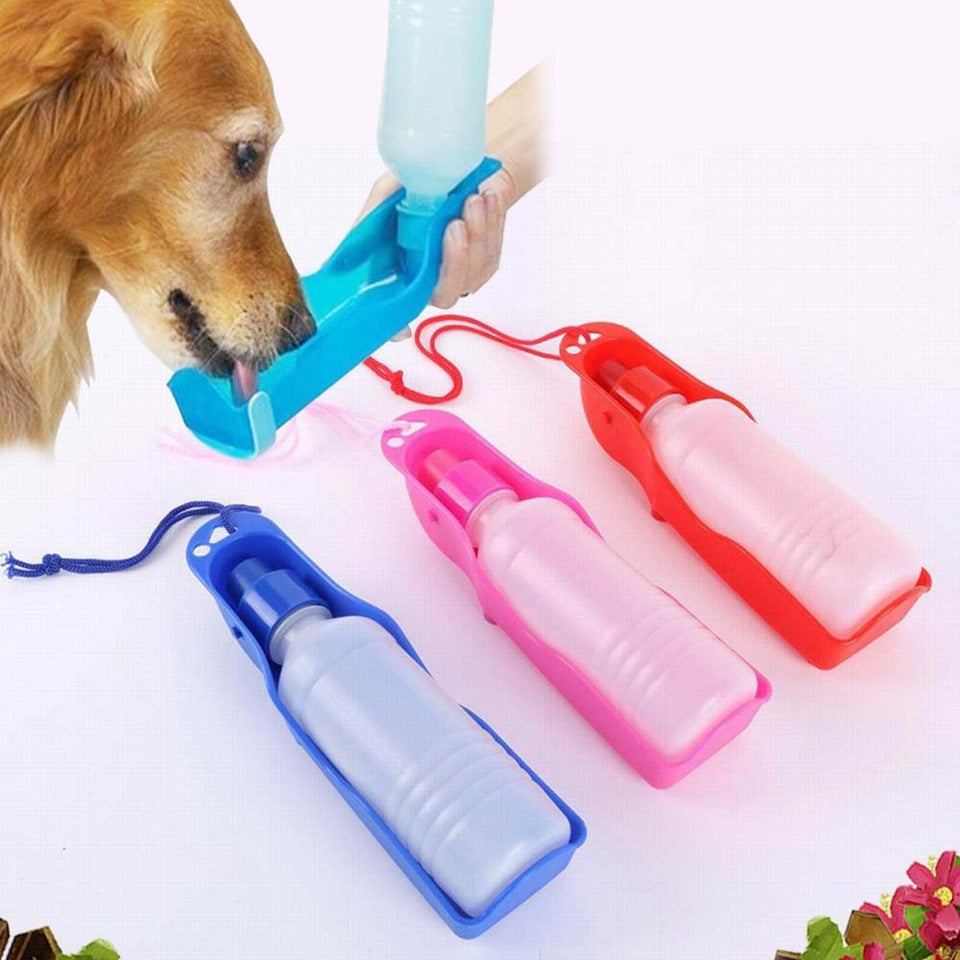 Portable Dog Cat Pet Feeding Bottle for Drinking Water Outdoor Travelling