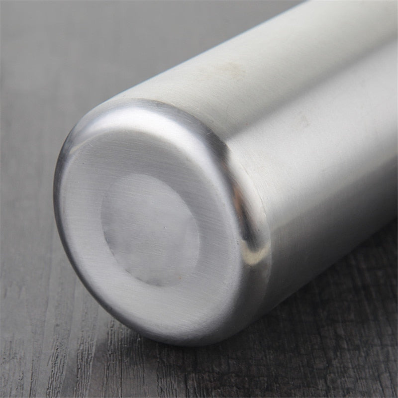 Stainless Steel Double Wall Vacuum Flask - Portable Travel Bottle with Straw and Handle, 750ml - WBS0028