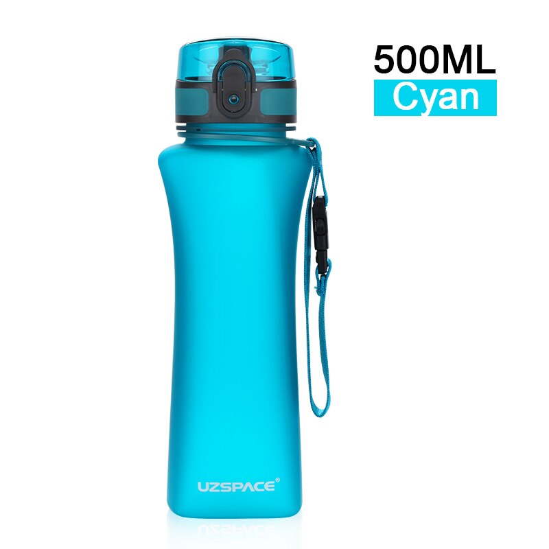 UZSPACE Sport Water Bottle - BPA-Free Portable Plastic Tritan Bottle, 500ml - WBP0025