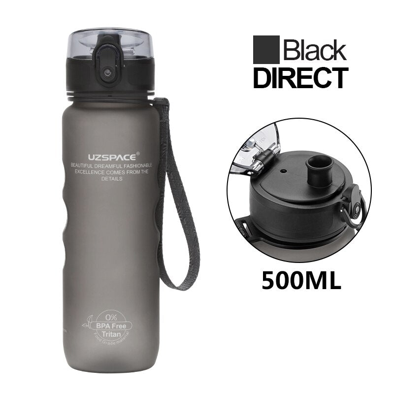 UZSPACE Sport Plastic Water Bottle, 500ml - WBP0042