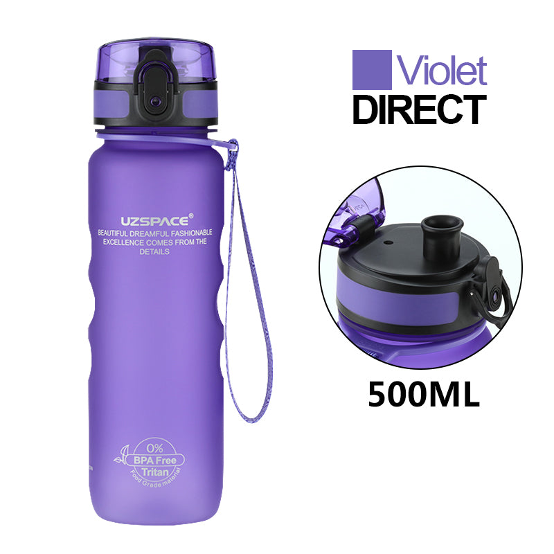 UZSPACE Sport Plastic Water Bottle, 500ml - WBP0042