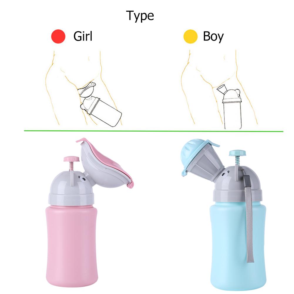 Portable Urine Bottle for Baby Girl & Boy