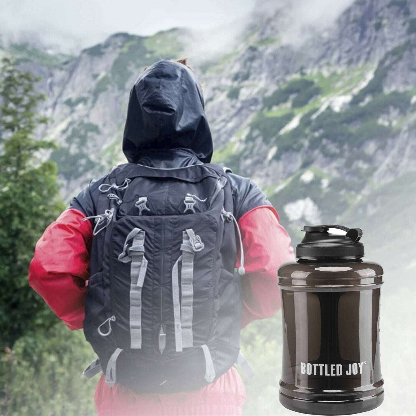 Large Capacity Plastic Bottle for Sport and Camping, 2.5L - WBP0005