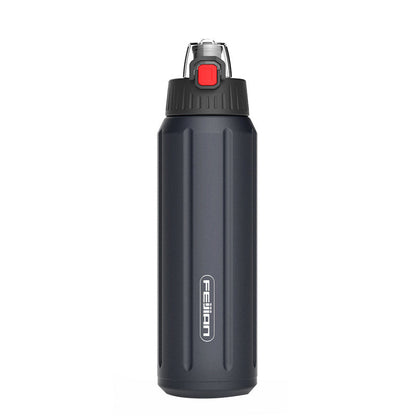 FEIJIAN Stainless Steel Double Walled Portable Bottle for Sports - Ultralight and Popular for Climbing, Hiking, Running - 600ml - WBS0015