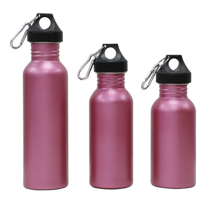 WBS0042 Single Wall Stainless Steel Water Bottle with Varied Lids for Your Choice - 500ml, 600ml, 750ml