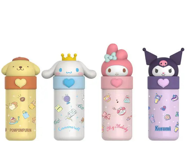WBS0026 HELLO KITTY Stainless Steel Double Wall Vacuum Bottle Thermos for Kids - 500ml