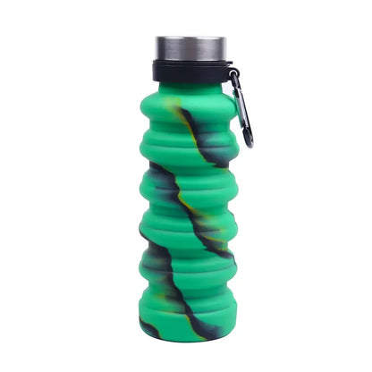 WBI0005 Collapsible Silicone Water Bottle for Sports - 500ml