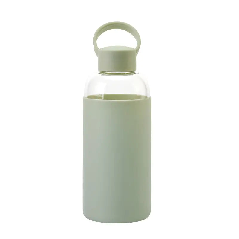 Borosilicate Glass Bottle with Silicone Sleeve, 700ml - WBG0001