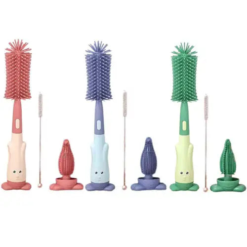 CBM0009 Silicone and PP Bottle Cleaning Brush