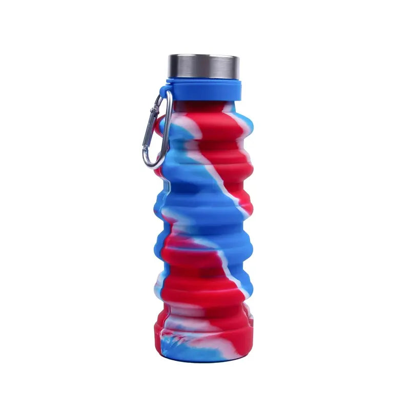 WBI0005 Collapsible Silicone Water Bottle for Sports - 500ml