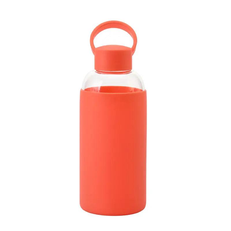 Borosilicate Glass Bottle with Silicone Sleeve, 700ml - WBG0001