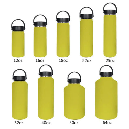WBS0014 Stainless Steel Water Bottle - Perfect for Sports, Students, Business Gifts - Available in 12oz, 16oz, 18oz, 22oz, 25oz, 1L (32oz), and 40oz sizes