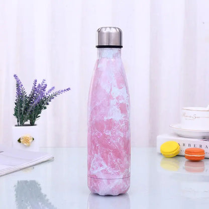 WBS0006 Stainless Steel Cola Shape Vacuum Insulated Flask - 1L (32oz), Perfect for Sports and Outdoor Activities.