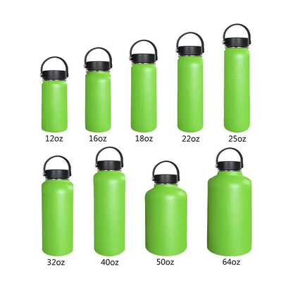 WBS0014 Stainless Steel Water Bottle - Perfect for Sports, Students, Business Gifts - Available in 12oz, 16oz, 18oz, 22oz, 25oz, 1L (32oz), and 40oz sizes