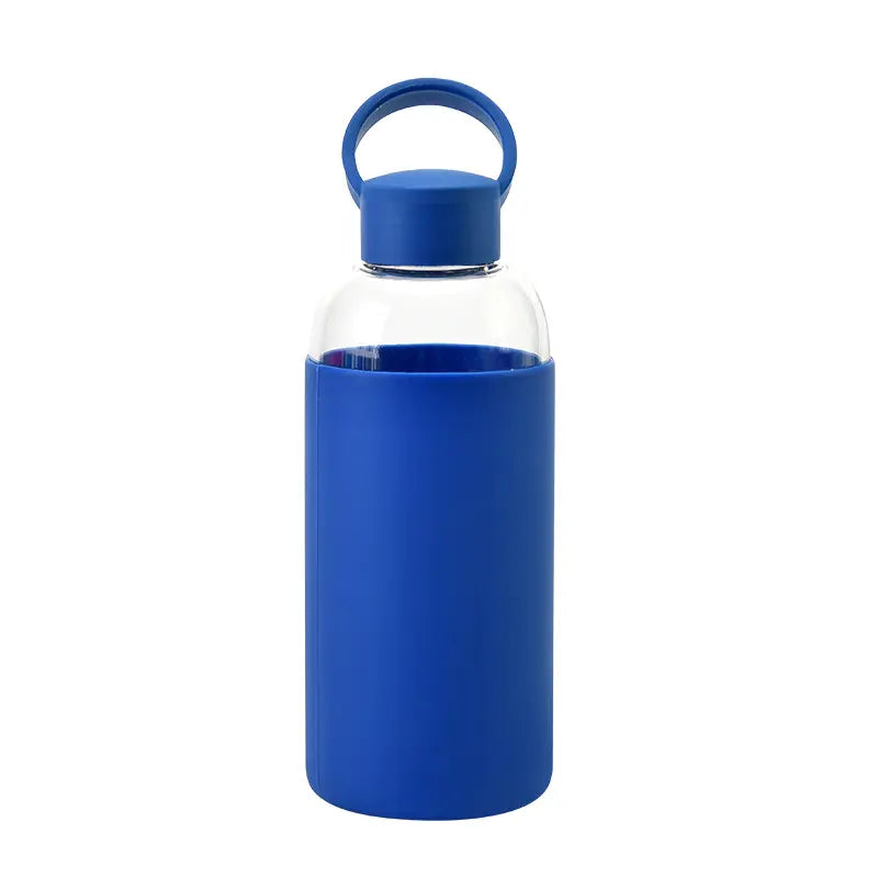 Borosilicate Glass Bottle with Silicone Sleeve, 700ml - WBG0001