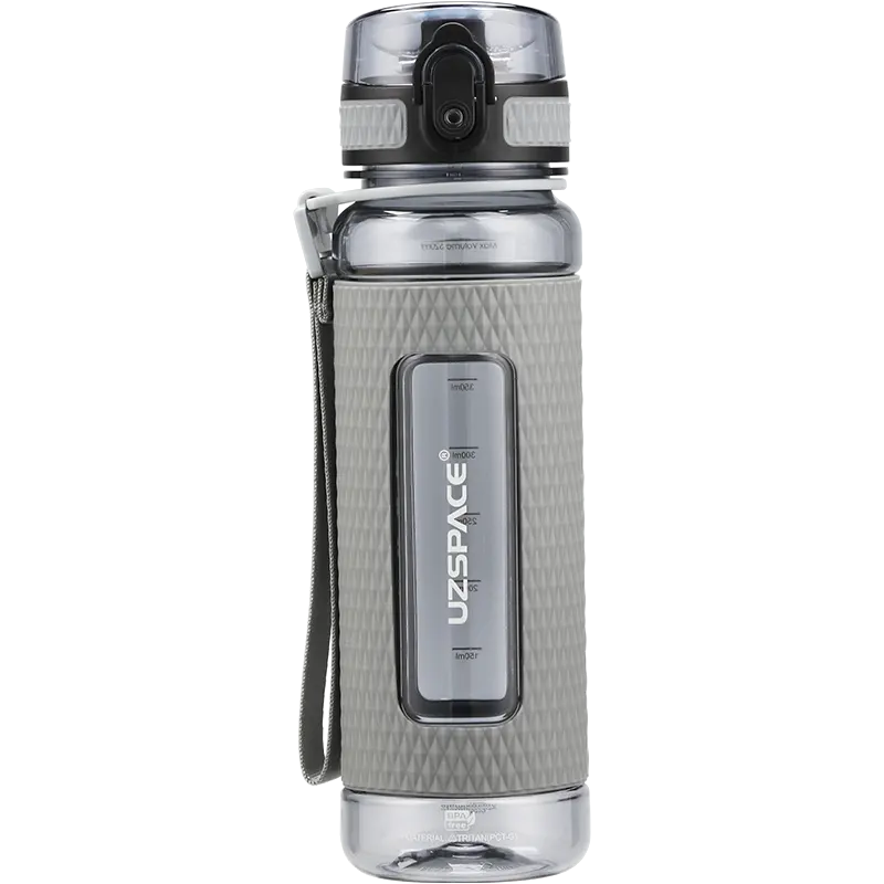 WBP0035 Flip Top Plastic Water Bottle with Strap - 400ml, 520ml, 800ml, 1100ml